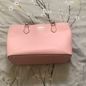 Large pink tote bag